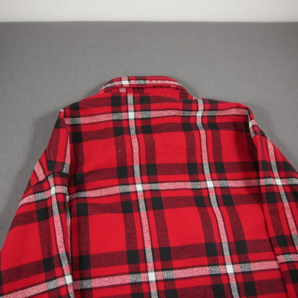 VTG Bay Big Mac Heavyweight Plaid Flannel Men's Shirt XL Logger Cabin Outdoor